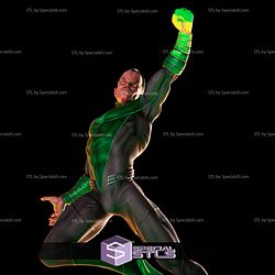 Green Lantern Sinestro Posing 3D Printing Figurine DC STL Files