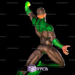 Green Lantern Sinestro Posing 3D Printing Figurine DC STL Files