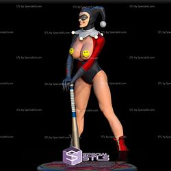 Harley Quinn Super Sexy Version 3D Printing Model DC Villain STL Files