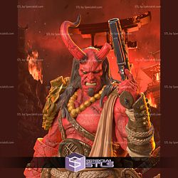 Hellboy Yokai Samurai 3D Printing Model STL Files