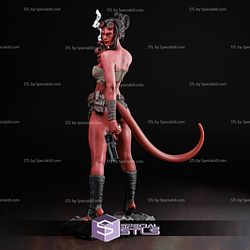 Hellgirl V4 Standing 3D Printing Model STL Files