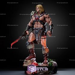 He-man 3D Printing Model on Enemy Head Masters of the Universe STL Files