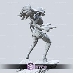 Kaisa Action Pose 3D Printing Model League of Legend STL Files