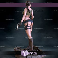 Lara Croft Standing V2 3D Printing Figurine Tomb Raider STL Files