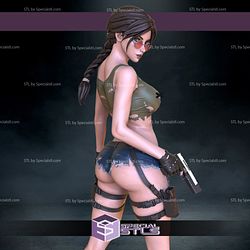 Lara Croft Standing V2 3D Printing Figurine Tomb Raider STL Files