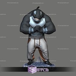 Moby Lick 3D Printing Figurine Street Sharks STL Files