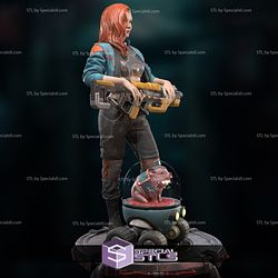 Neonika Natalie Dormer Scifi Girl STL Files Fanart