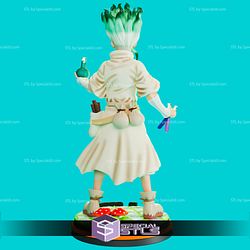 Senku V2 3D Printing Figurine Dr. Stone STL Files