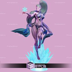 Shiva Posing 3D Printing Figurine Final Fantasy STL Files
