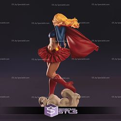 Supergirl Sexy 3D Model V2 3D Printing Figurine DC STL Files