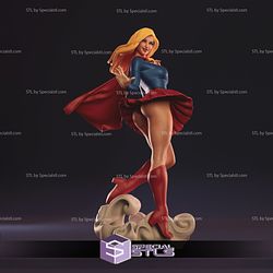 Supergirl Sexy 3D Model V2 3D Printing Figurine DC STL Files