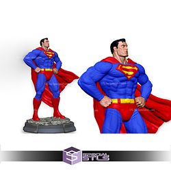 Superman Classic V2 3D Printing Figurine STL Files