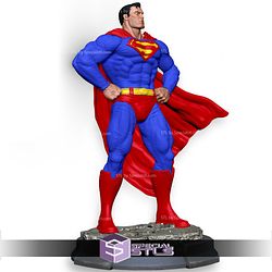 Superman Classic V2 3D Printing Figurine STL Files