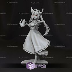 Tohru Standing STL Files Miss Kobayashis Dragon Maid 3D Printing Figurine
