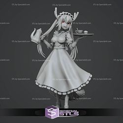 Tohru Standing STL Files Miss Kobayashis Dragon Maid 3D Printing Figurine