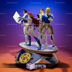 The Adventures of the Galaxy Rangers 3D Printing Model STL Files