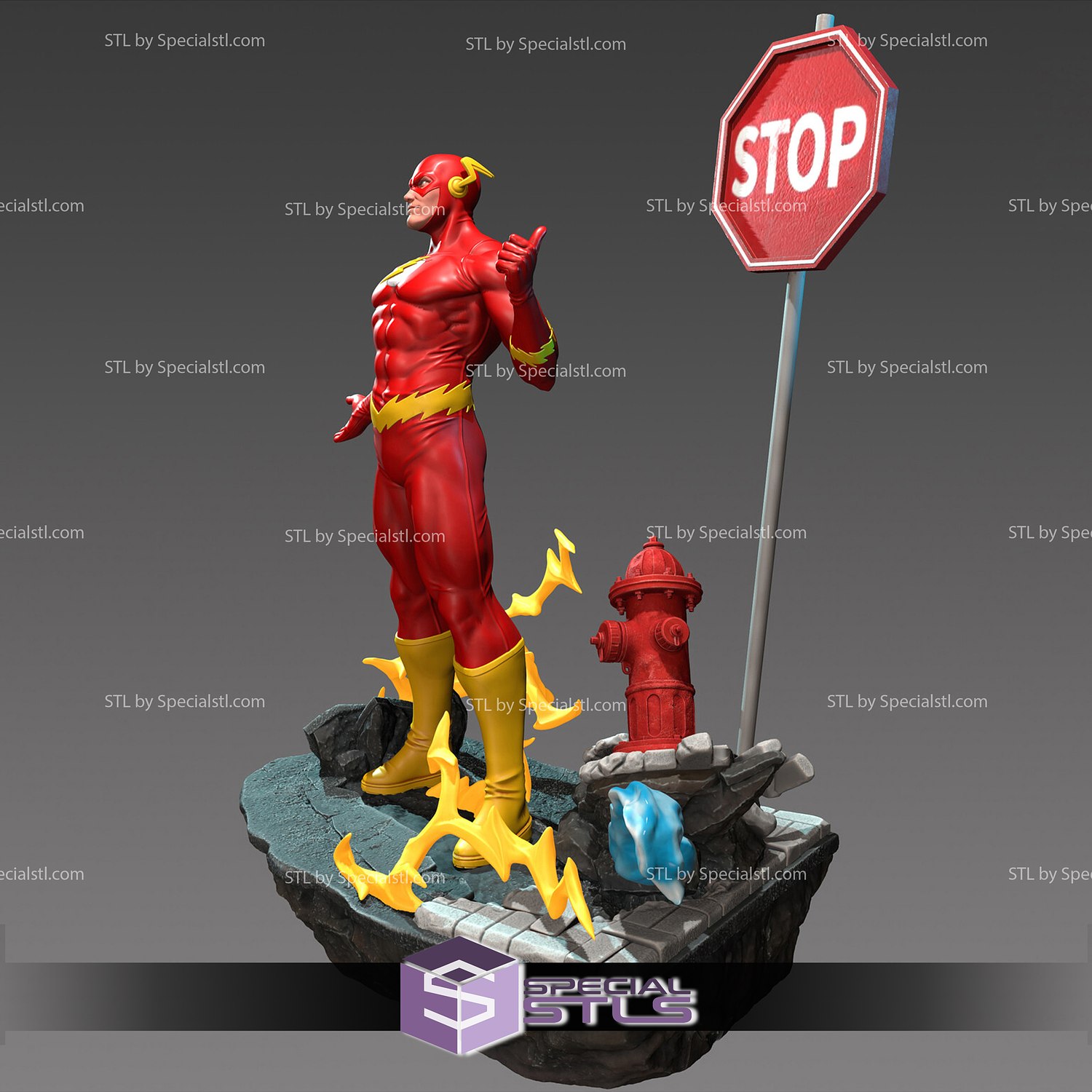 STL file The Watcher Marvel Figure 👾・3D printer design to download・Cults