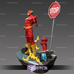 The Flash Posing V2 3D Printing Model Marvel STL Files