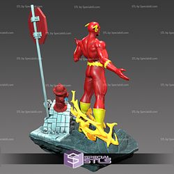 The Flash Posing V2 3D Printing Model Marvel STL Files