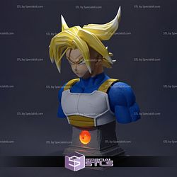 Trunks Bust V3 3D Printing Model Dragonball STL Files