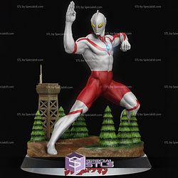 Ultraman Action Pose 3D Printing Model STL Files