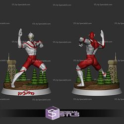 Ultraman Action Pose 3D Printing Model STL Files