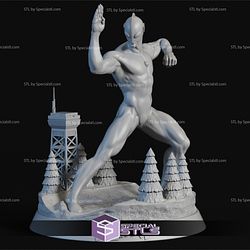 Ultraman Action Pose 3D Printing Model STL Files