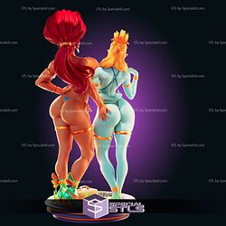 Urbosa and Minda Thicc Verison 3D Printing Model The Legend of Zelda STL Files