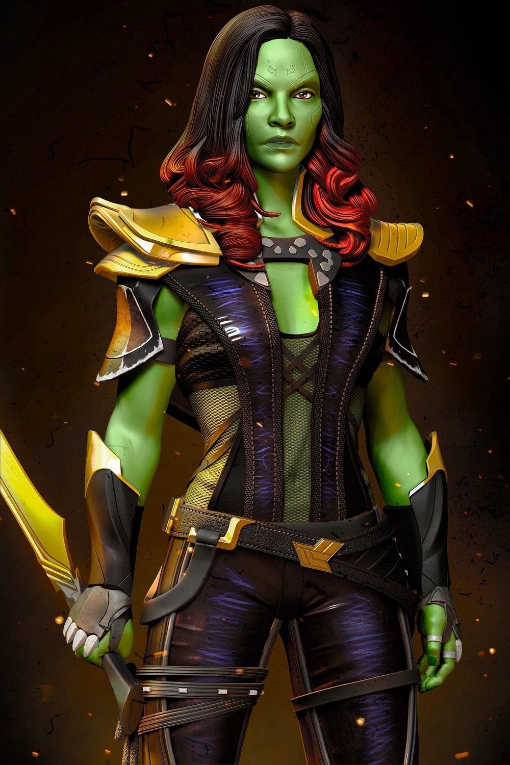 Gamora from Guardian of the galaxy