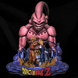 Buu Diorama From Dragonball Z