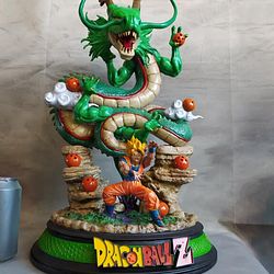 Shenron and Goku Diorama from Dragonball