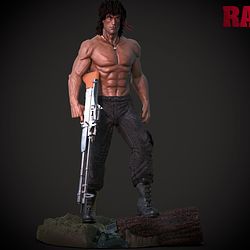 Rambo Sylvester Stallone Fanart