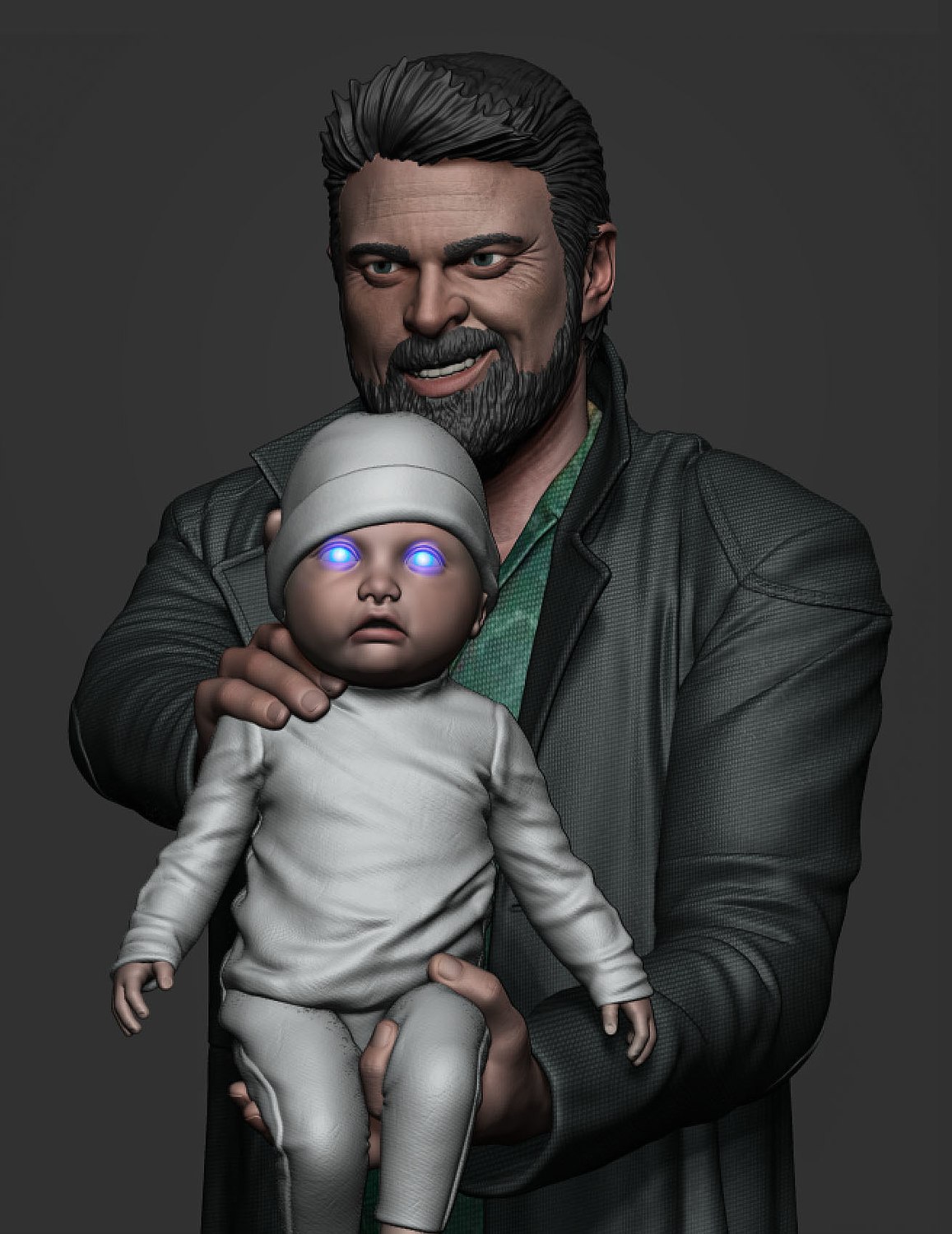 Karl Urban - Butcher and Baby Bust from The boys