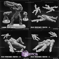 August 2023 SciFi PapSikels Miniatures
