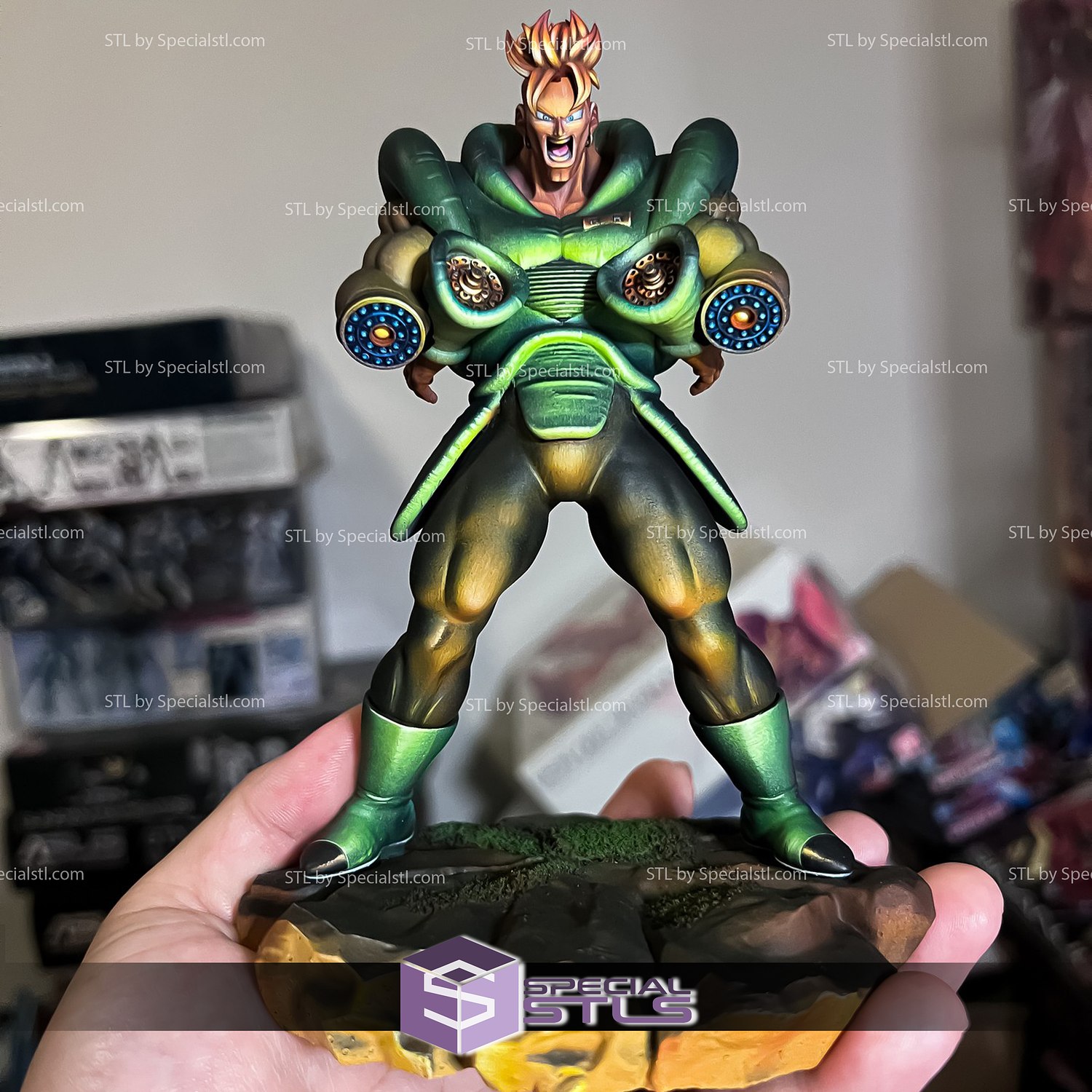 ANDROID 16 DRAGONBALL Z STL FILES 3D model 3D printable