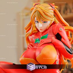 Asuka Langley Sexy Version 3D Printing Model Neon Genesis Evangelion STL Files