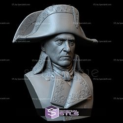 Bust Portrait STL Collection - Joaquin Phoenix as Napoleon 3D Model
