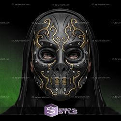 Cosplay STL Files Death Eater Mask 3D Print Wearable