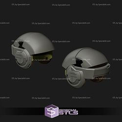 Cosplay STL Files Sabine Pacer Agoyo Helmet Starwars 3D Print Wearable