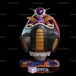 Frieza Firt Form Capsule 3D Printing Model Dragonball STL Files