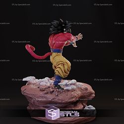 Goku SSJ4 Power V2 3D Printing Model Dragonball STL Files