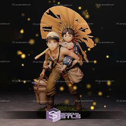 Grave of the Fireflies 3D Printing Figurine STL Files