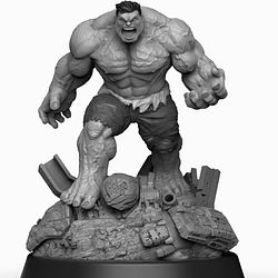 Hulk Smash Hulkbuster Diorama
