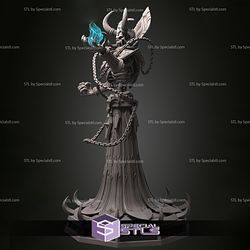 Kelthuzad STL Files Warcraft 3D Printing Figurine