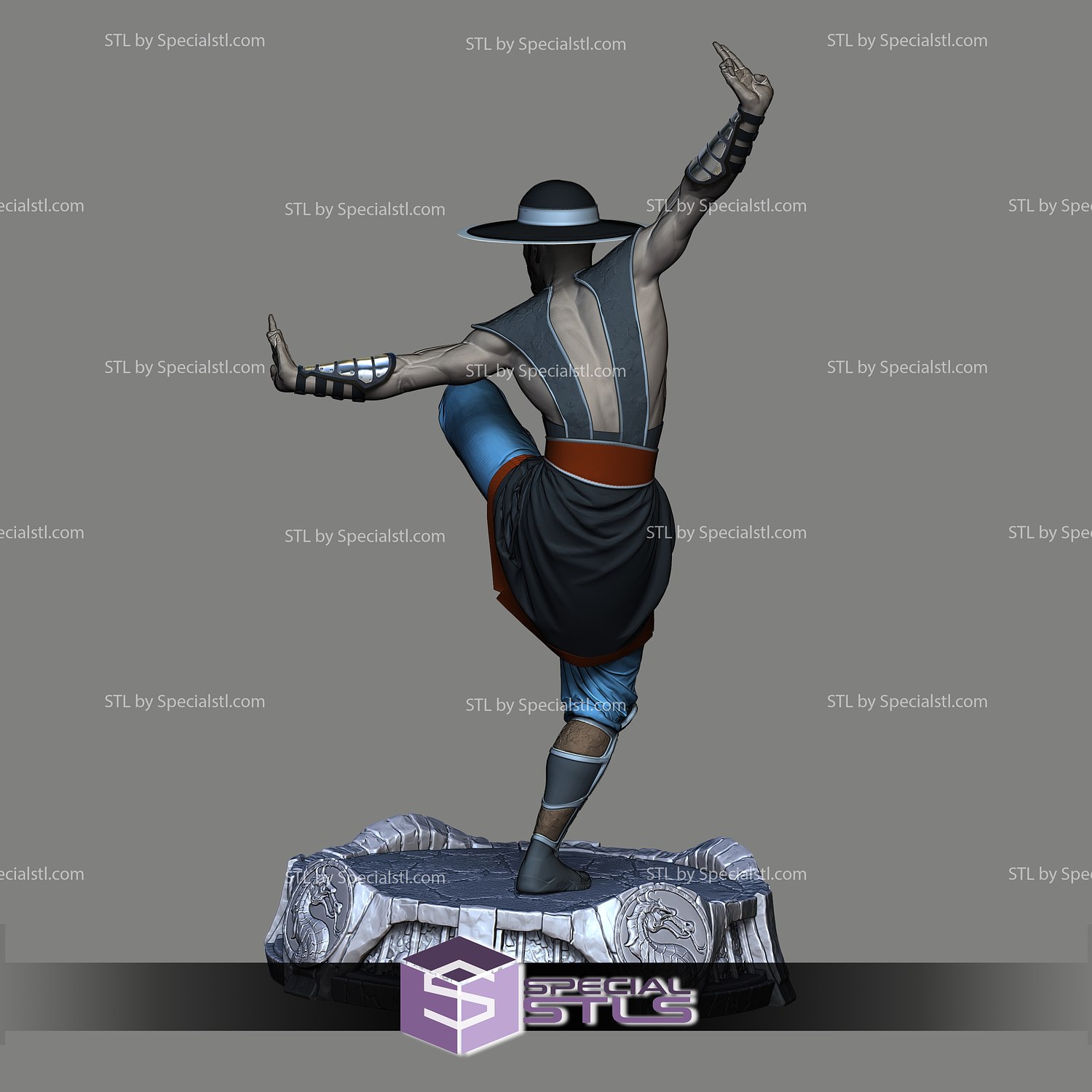 Imprimir STL Mortal Kombat 11 Kung Lao Chapéu de Lâmina Original Modelo 3D  - 4047139