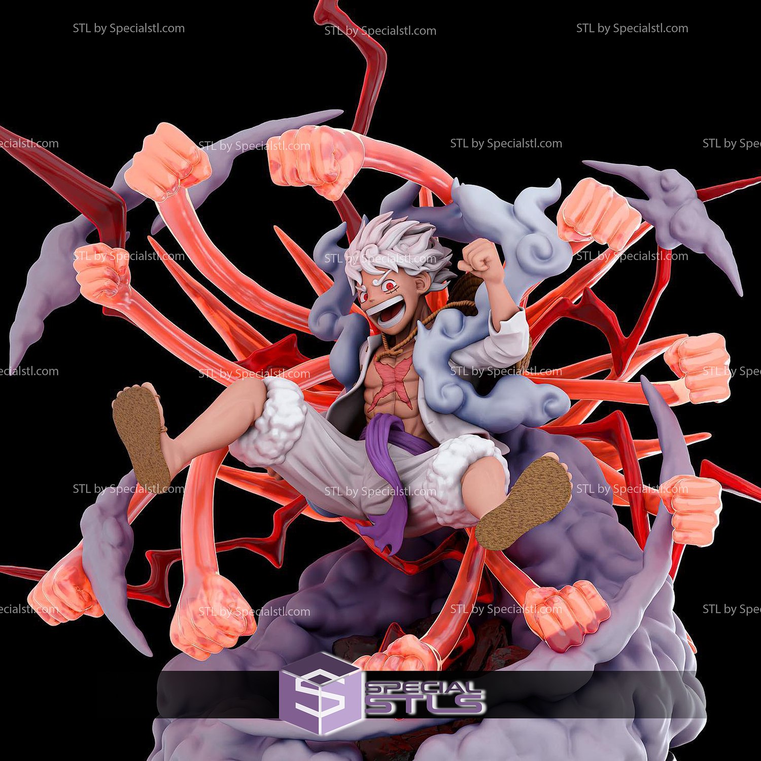 Luffy gear 5 - Nika - One piece - 3d Print