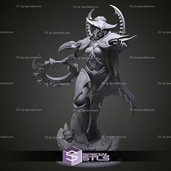 Maiev Shadowsong STL Files Warcraft 3D Printing Figurine