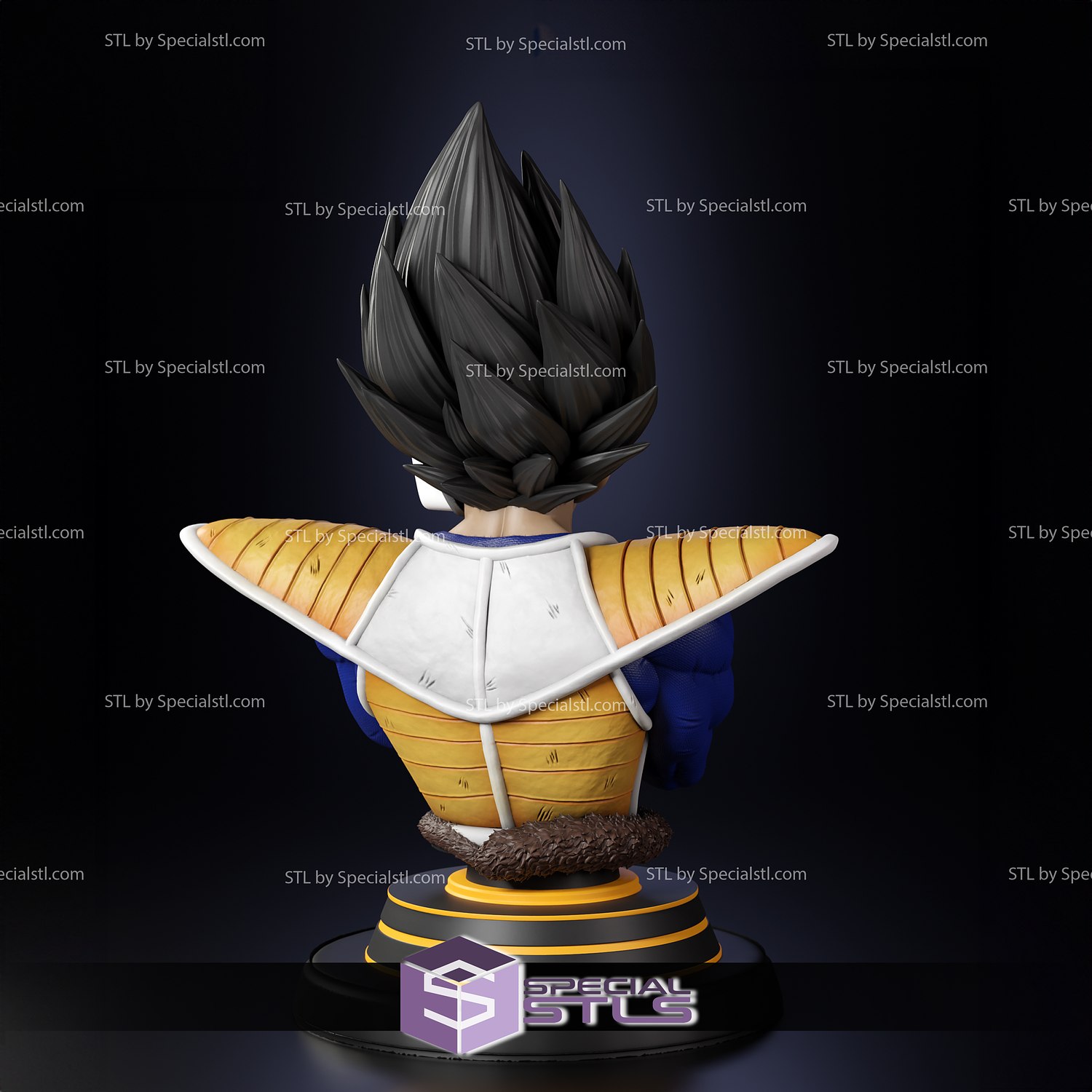 Majin Vegeta Bust V6 3d Printing Model Dragonball Stl Files Specialstl 1647