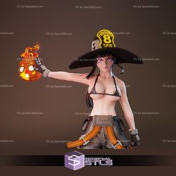 Maki and Fire Ball 3D Printing Model Fire Force STL Files