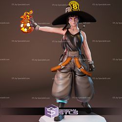 Maki and Fire Ball 3D Printing Model Fire Force STL Files